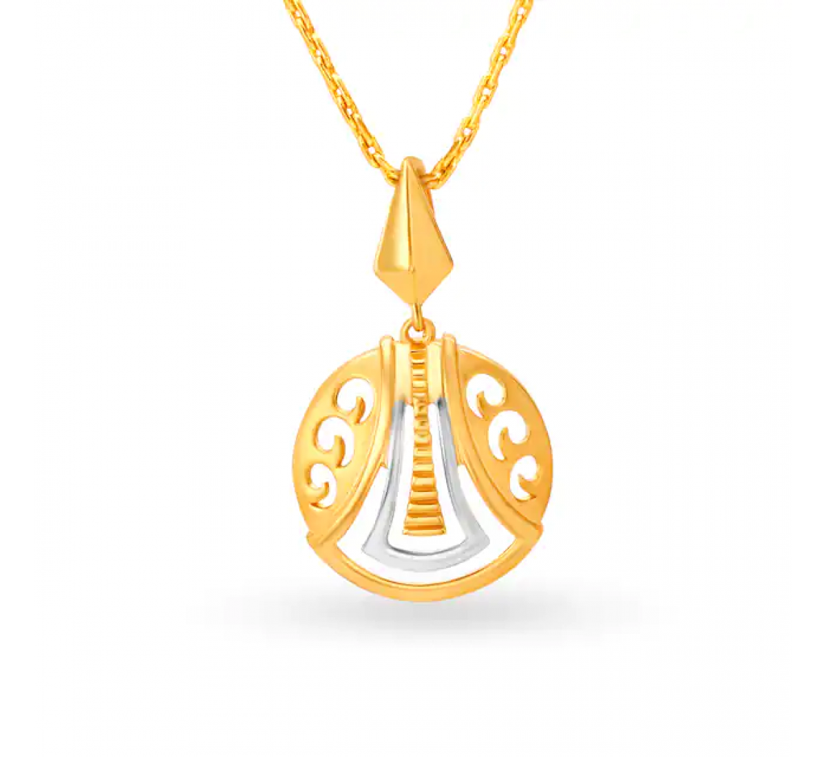 Beatific Gold Pendant