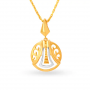 Beatific Gold Pendant