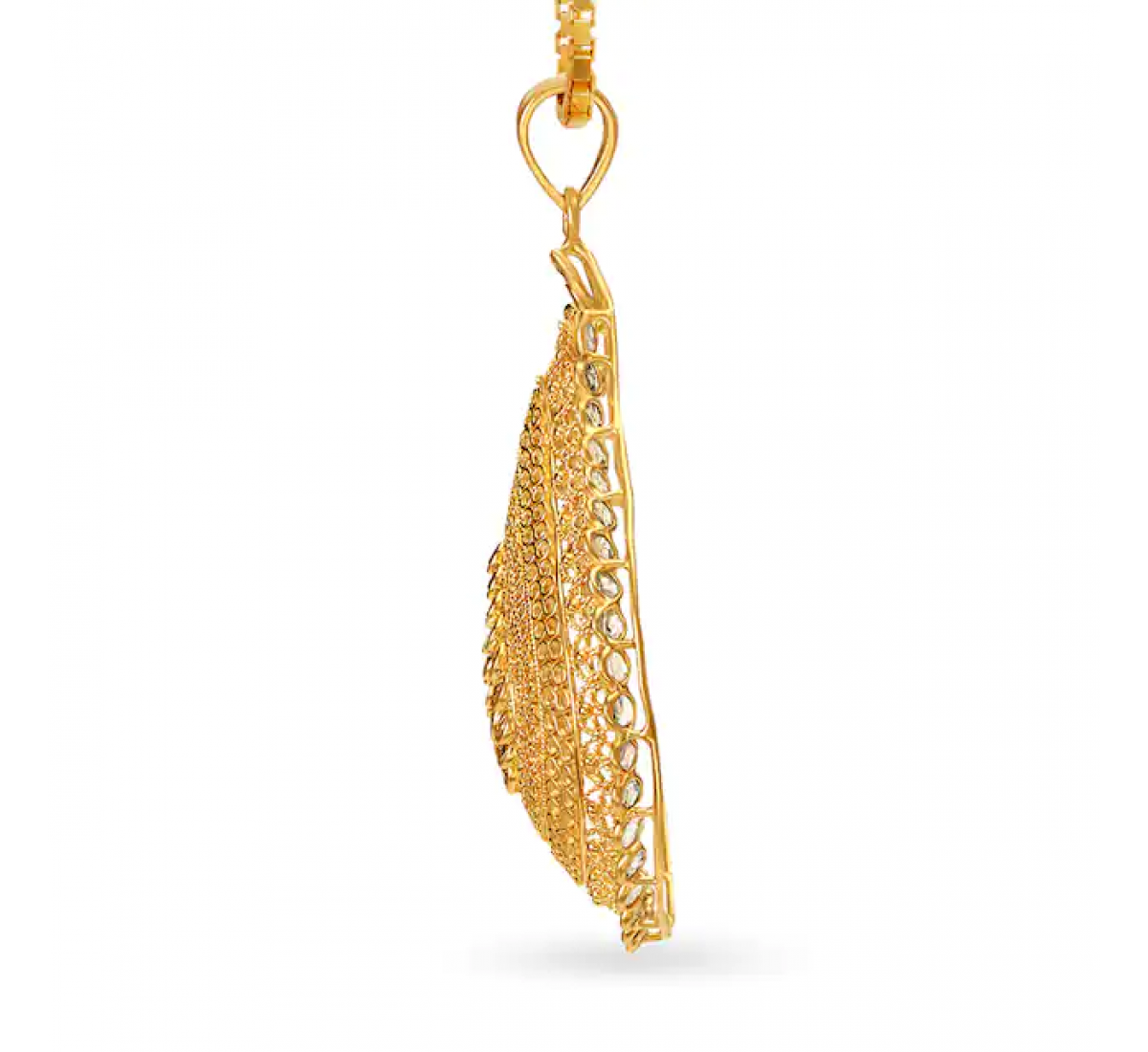 Luxuriant Jali Gold Pendant