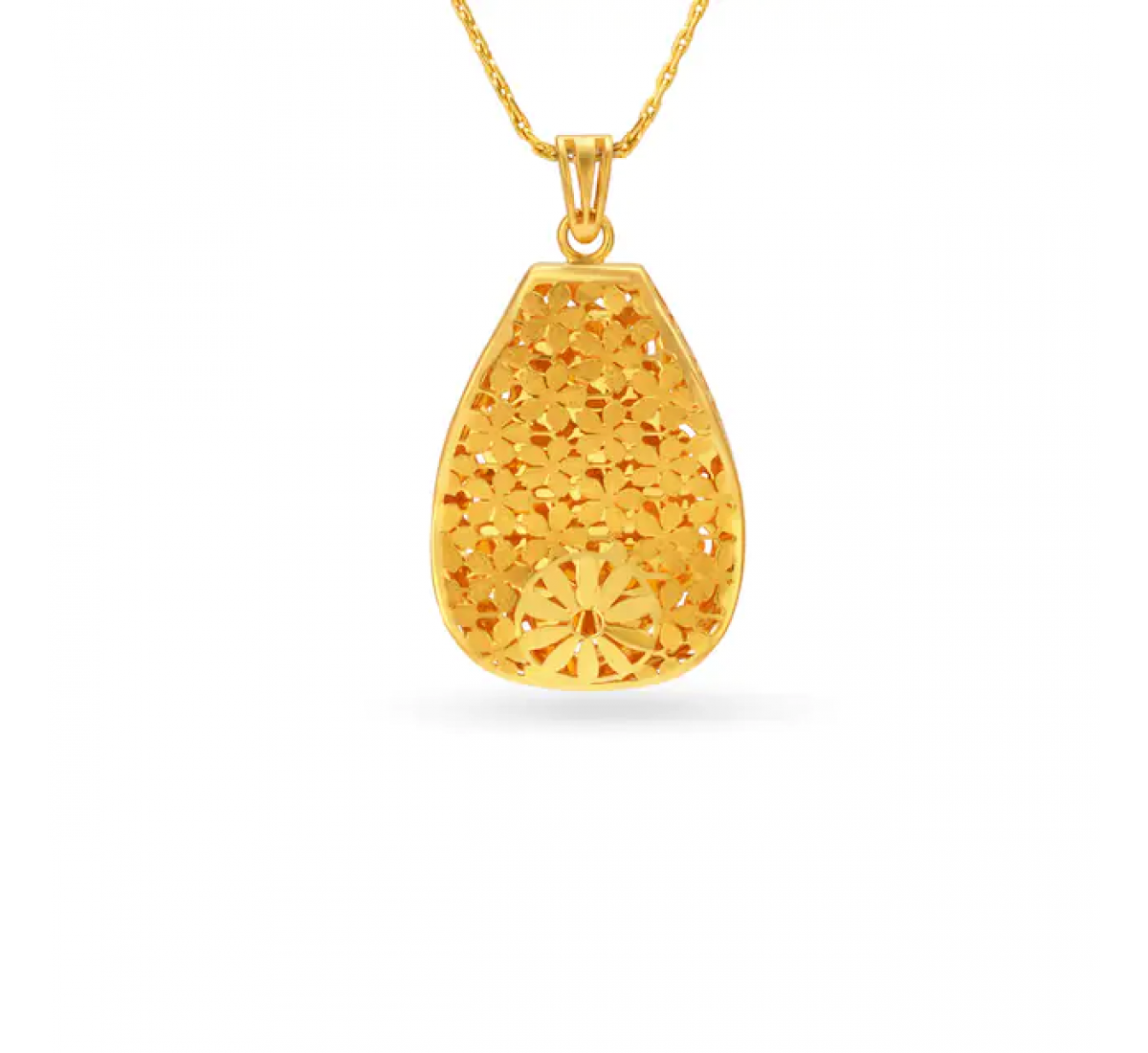 Deziree Floral Gold Pendant