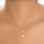 Chic Hook Gold Pendant