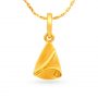 Desta Triangular Gold Pendant