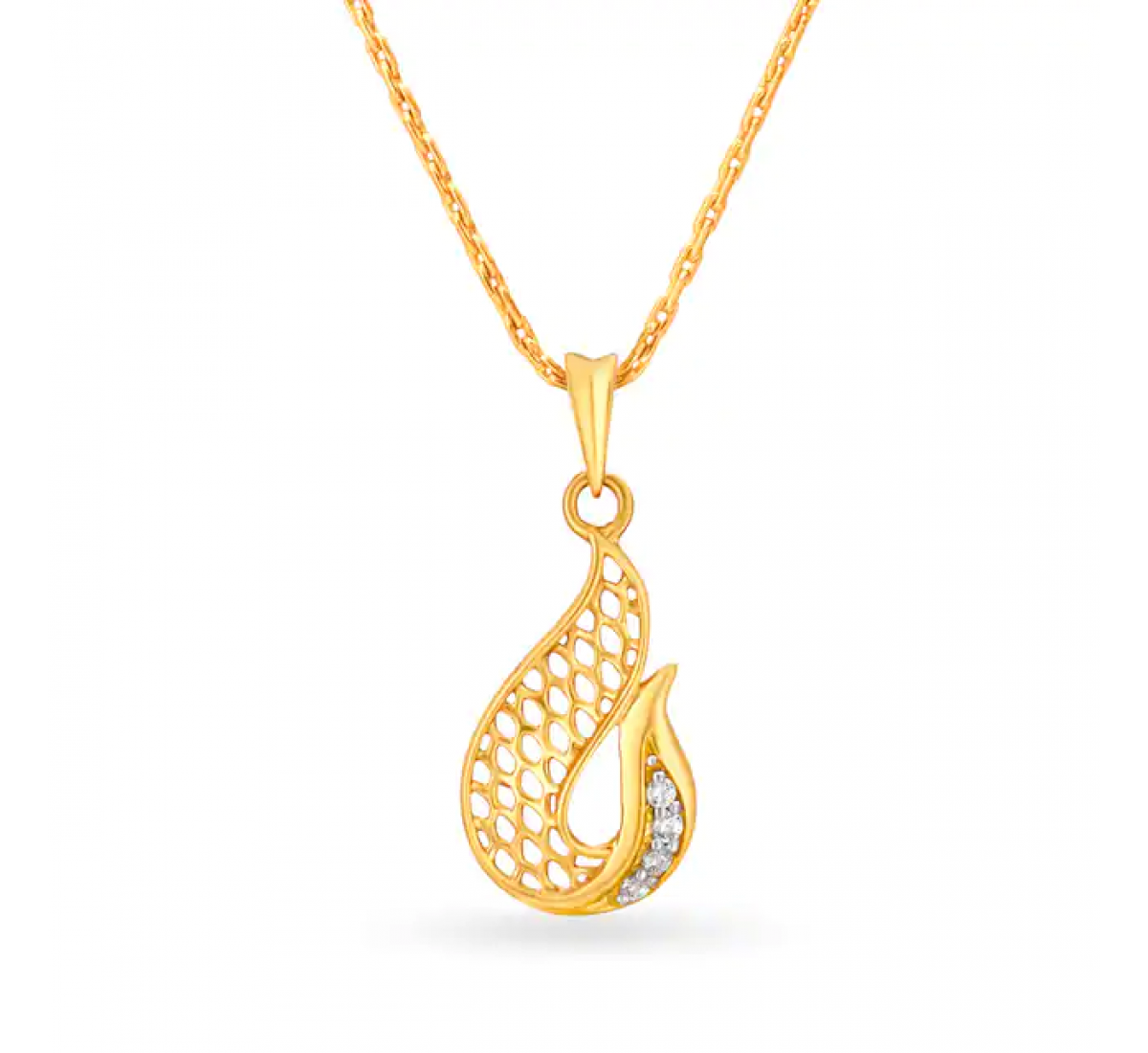 Enara Timeless Gold Pendant