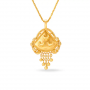 Tessa Triangular Gold Pendant