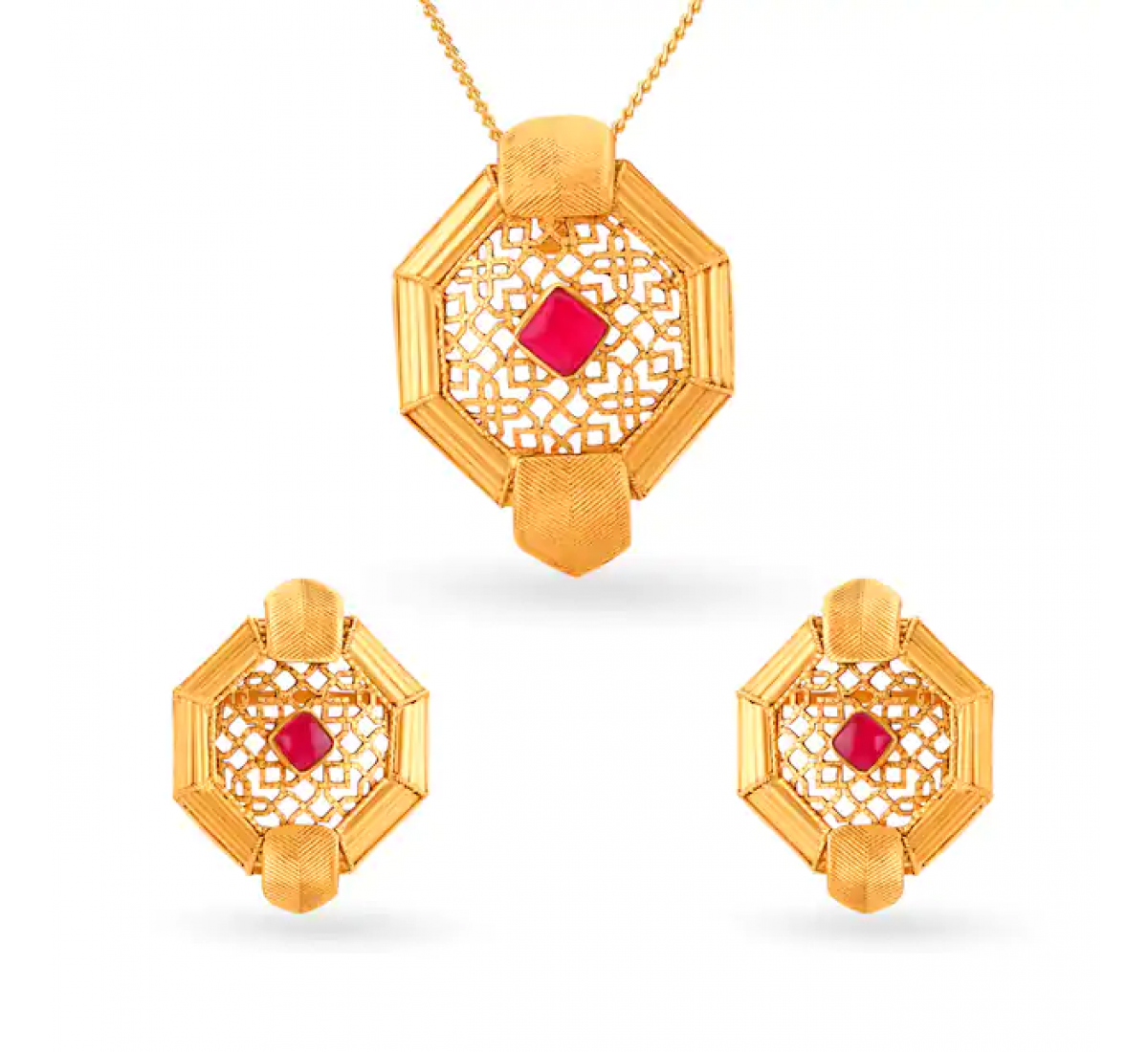 Carter Gold Pendant Set