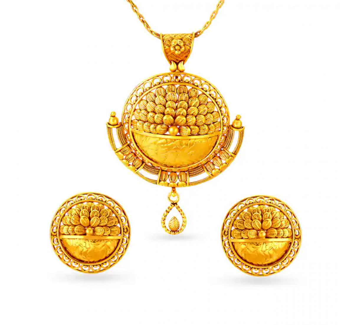 Elizabeth Gold Pendant Set