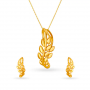 Flourishing Gold Pendant Set