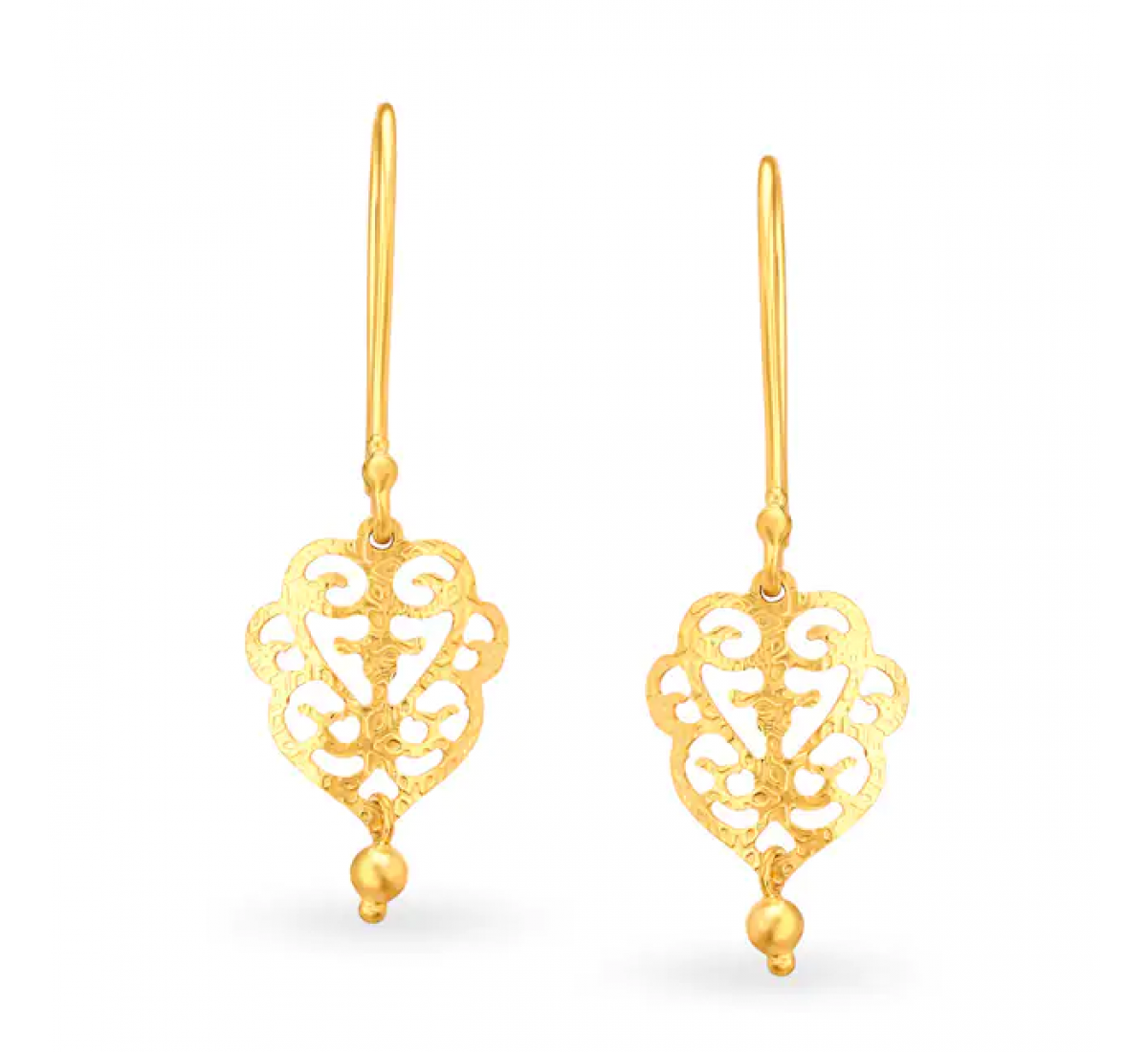 Laser Mesh Gold Pendant Set