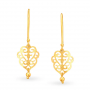 Laser Mesh Gold Pendant Set