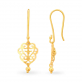 Laser Mesh Gold Pendant Set