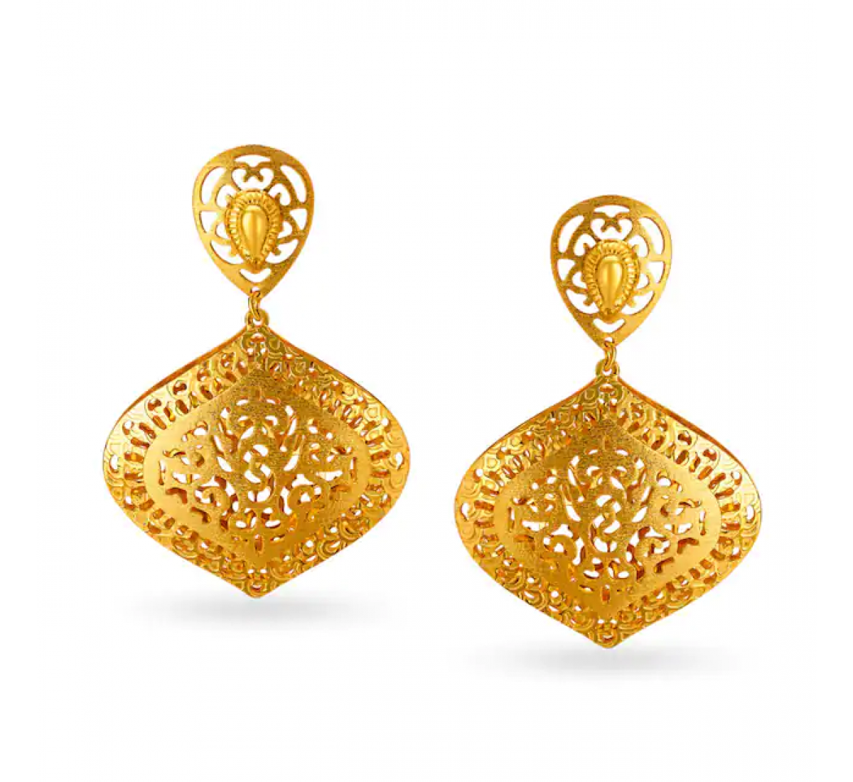 Mesh Gold Pendant Set