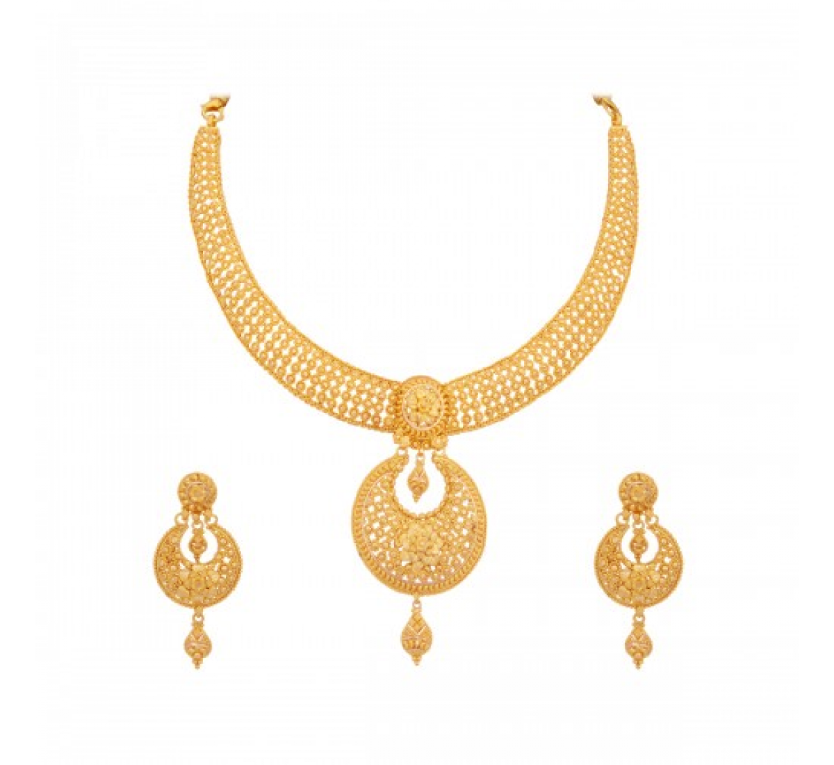 The Danetta Gold Necklace Set