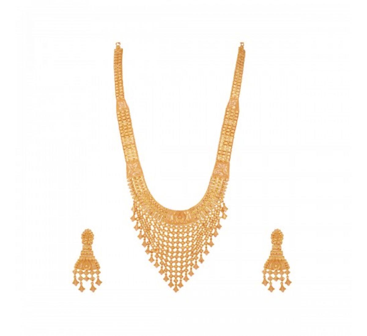 Ayesha Gold Necklace Set