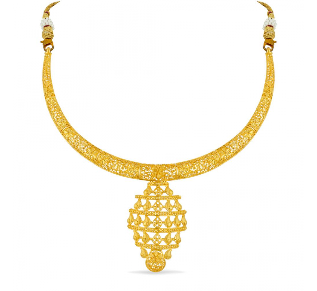 Aarti Design Gold Necklace Set