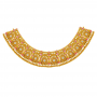 Ajrak Design Gold Necklace Set