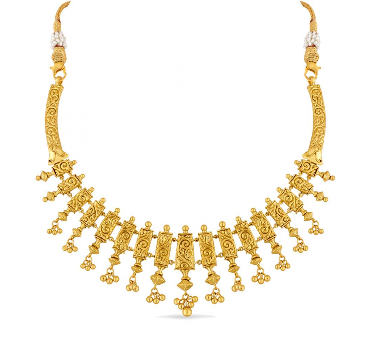 Aarushi Gold Necklace Set