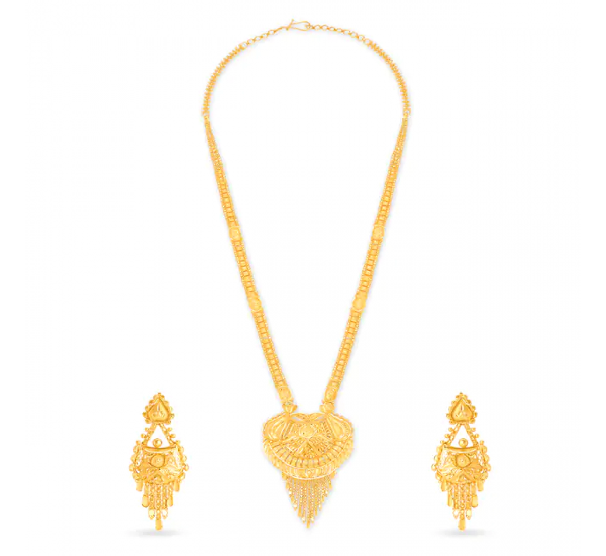 Dazzling Gold Necklace Set