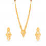 Ryanika Gold Necklace Set