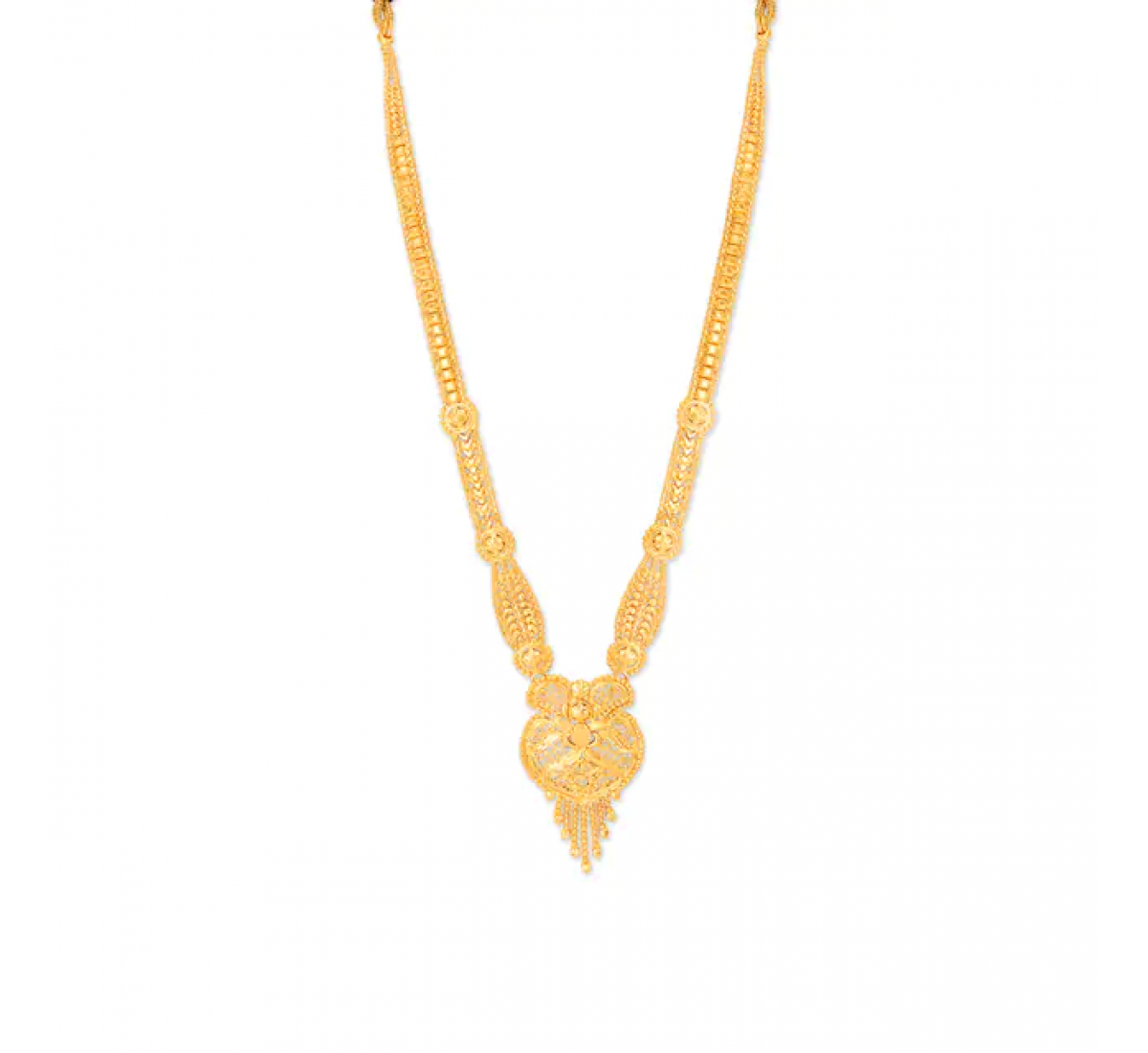 Ryanika Gold Necklace Set