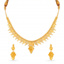 Louis Floral Gold Necklace Set