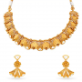 David Floral Gold Necklace Set