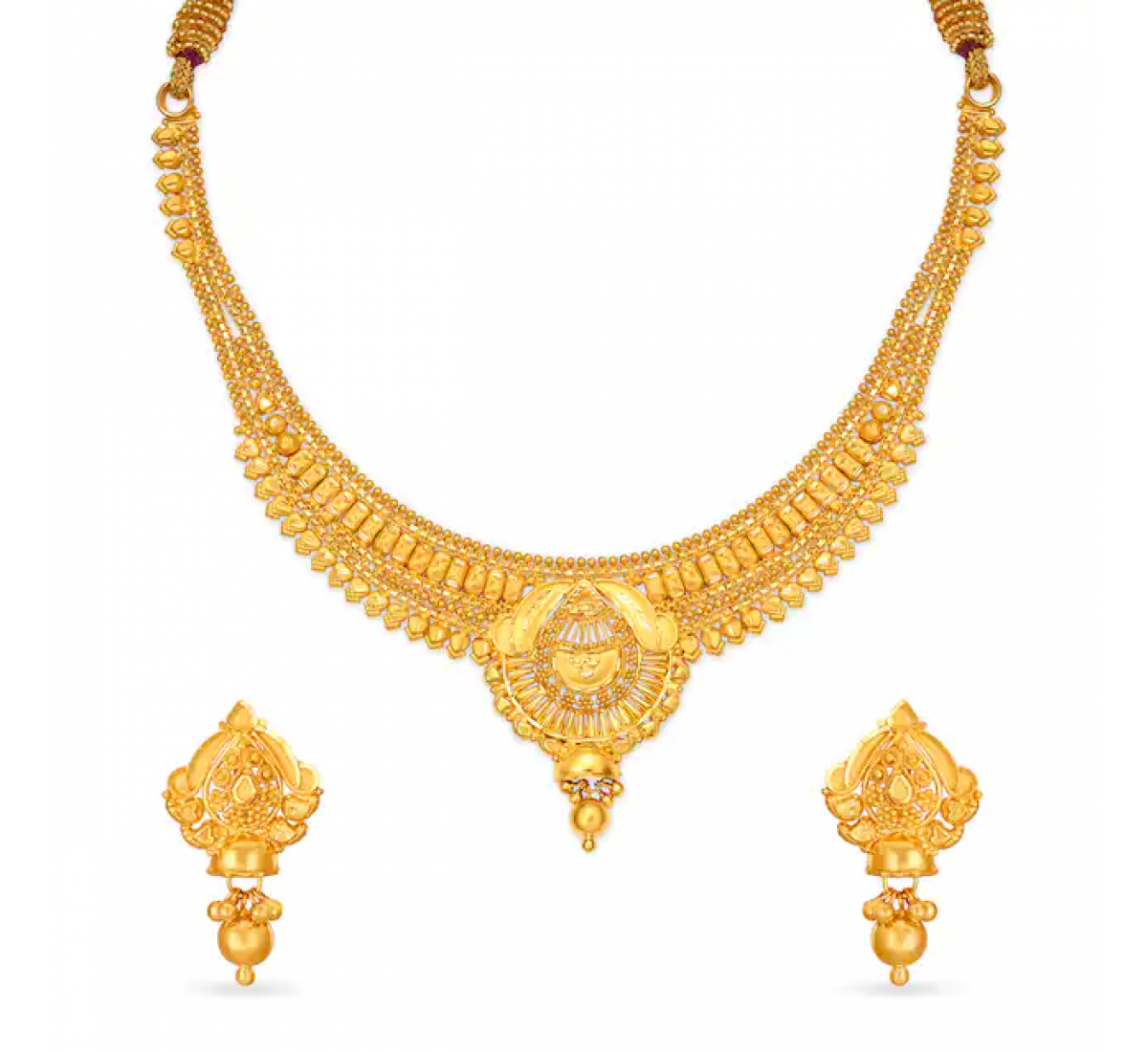 Ayana Gold Necklace Set