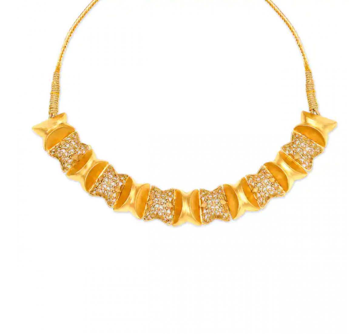 Eclectic Gold Necklace Set