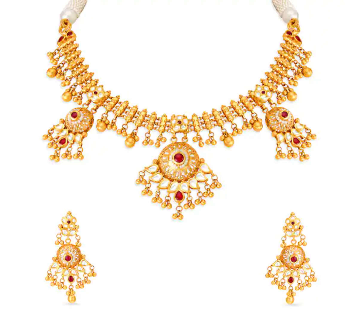 Deepa Gold Necklace Set