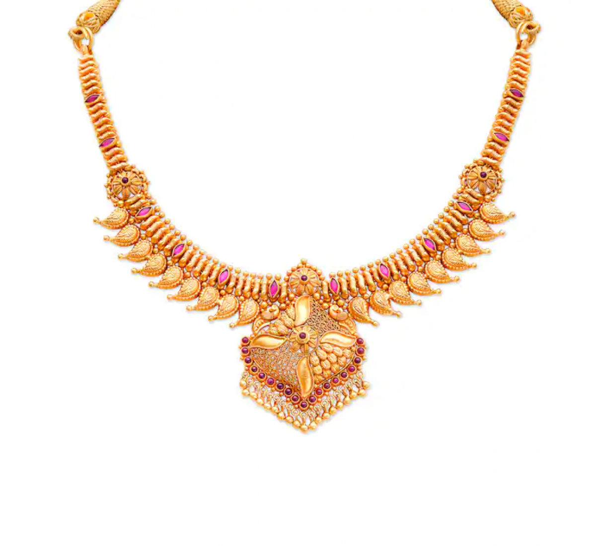 Luxurious Gold Necklace Set