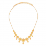 Jane Floral Gold Necklace Set