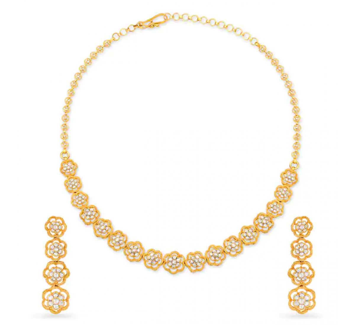 Imogen Gold Necklace Set