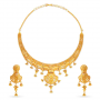 Bharti Gold Necklace Set