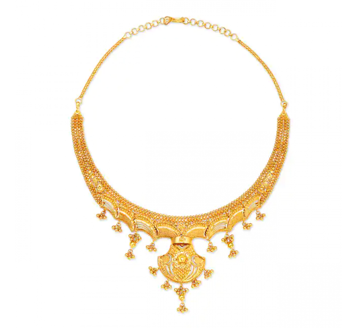 Bharti Gold Necklace Set