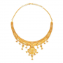 Bharti Gold Necklace Set