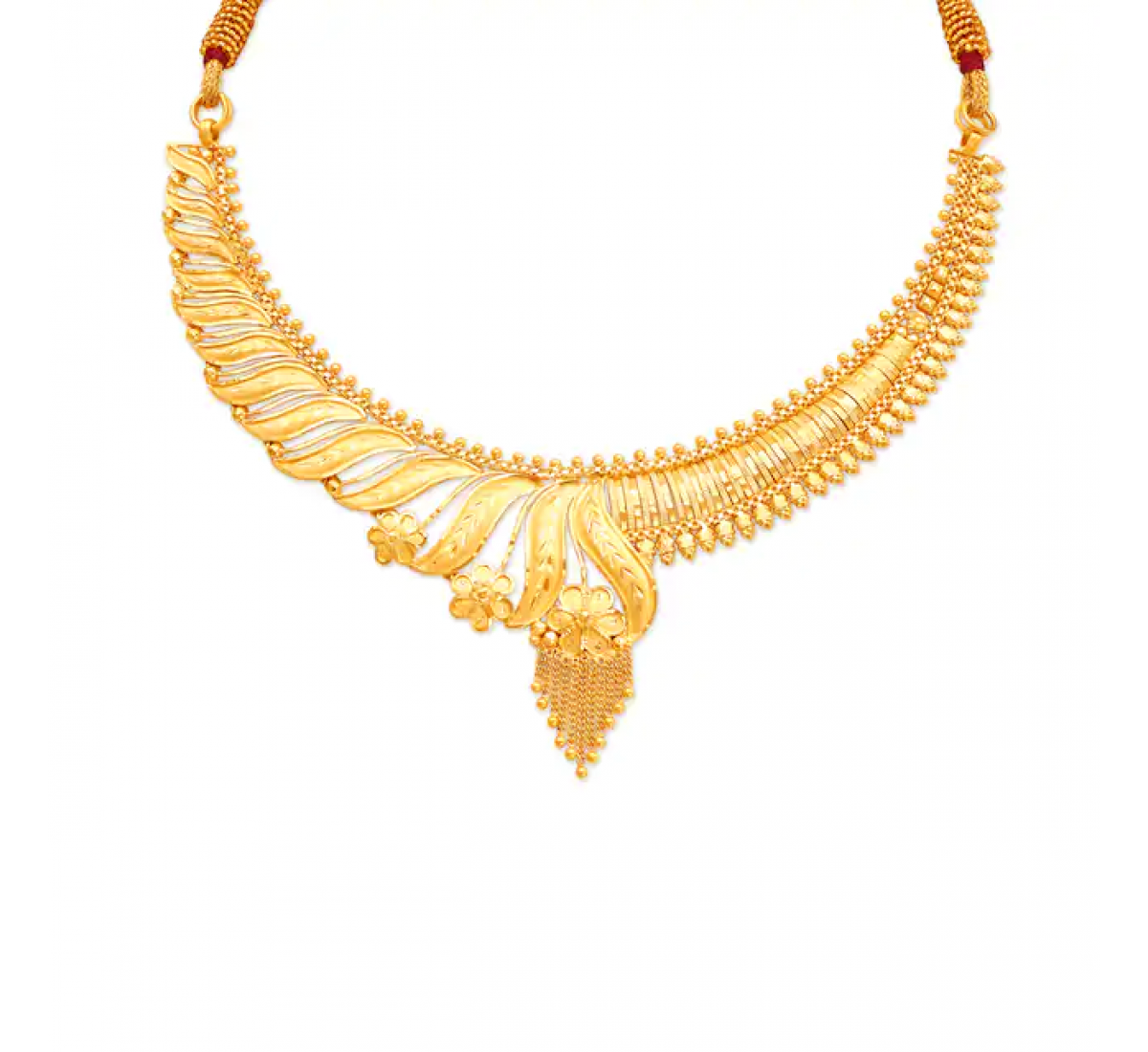 Gold necklace 2025 under 30000