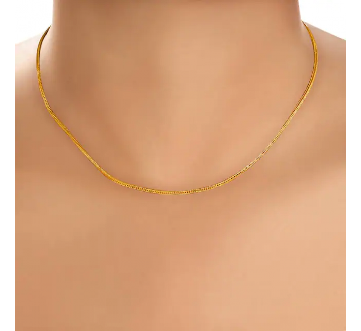 Sleek Gold Slender Chain