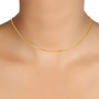 Radiant Slender Gold Chain