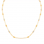 Contemporary Gold Bead Chain