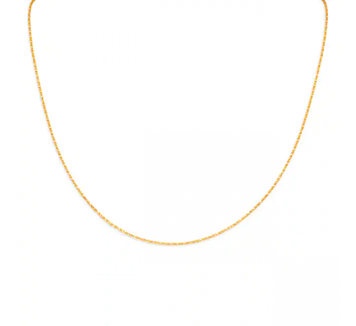 Wave Style Dainty Gold Chain