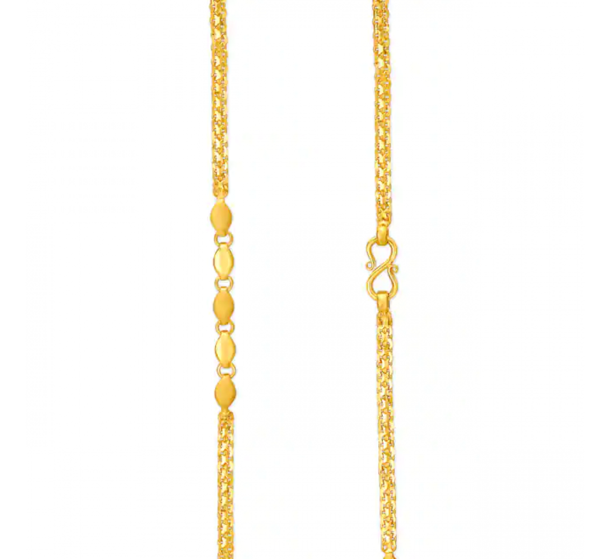 Alluring Sleek Fox Gold Chain