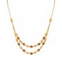 Coloured Spherical Gold Chain