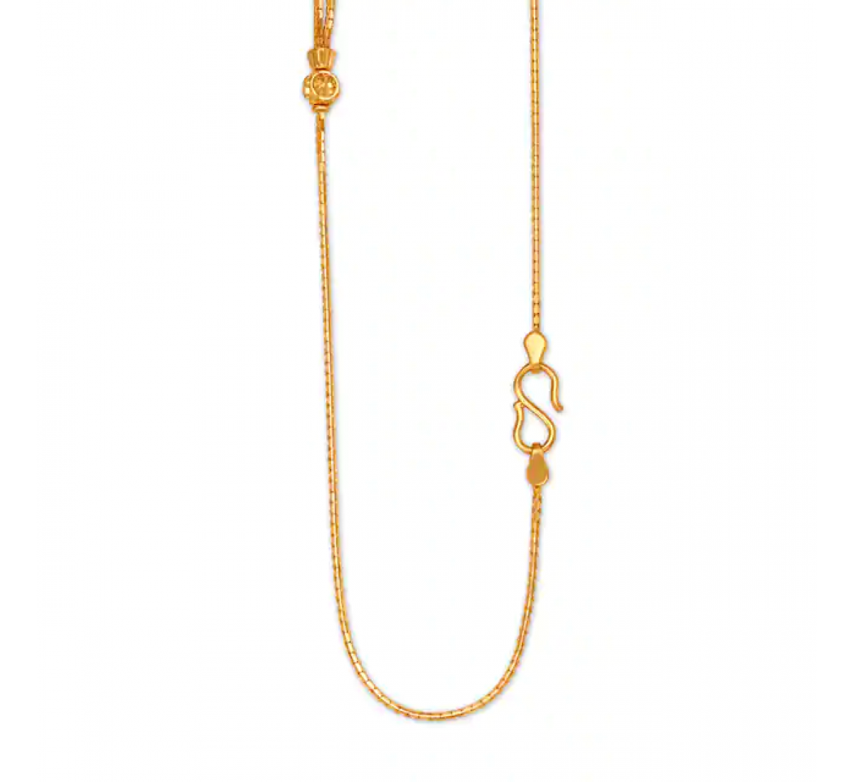 Coloured Spherical Gold Chain