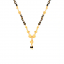 Carved Beads Gold Mangalsutra