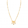 Diana Gold Frame Mangalsutra