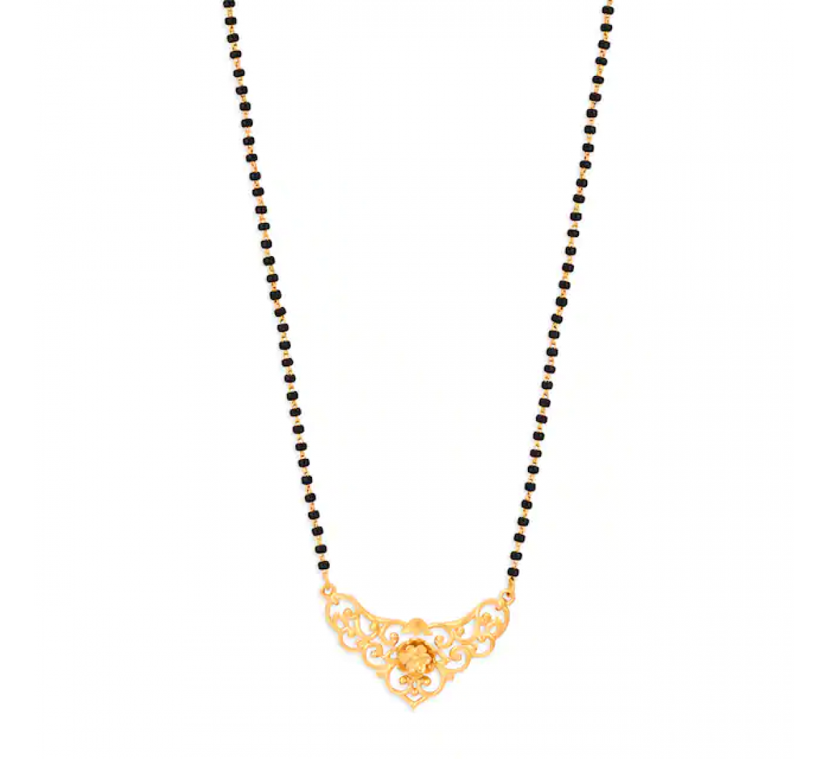 Anvika Sleek Gold Mangalsutra