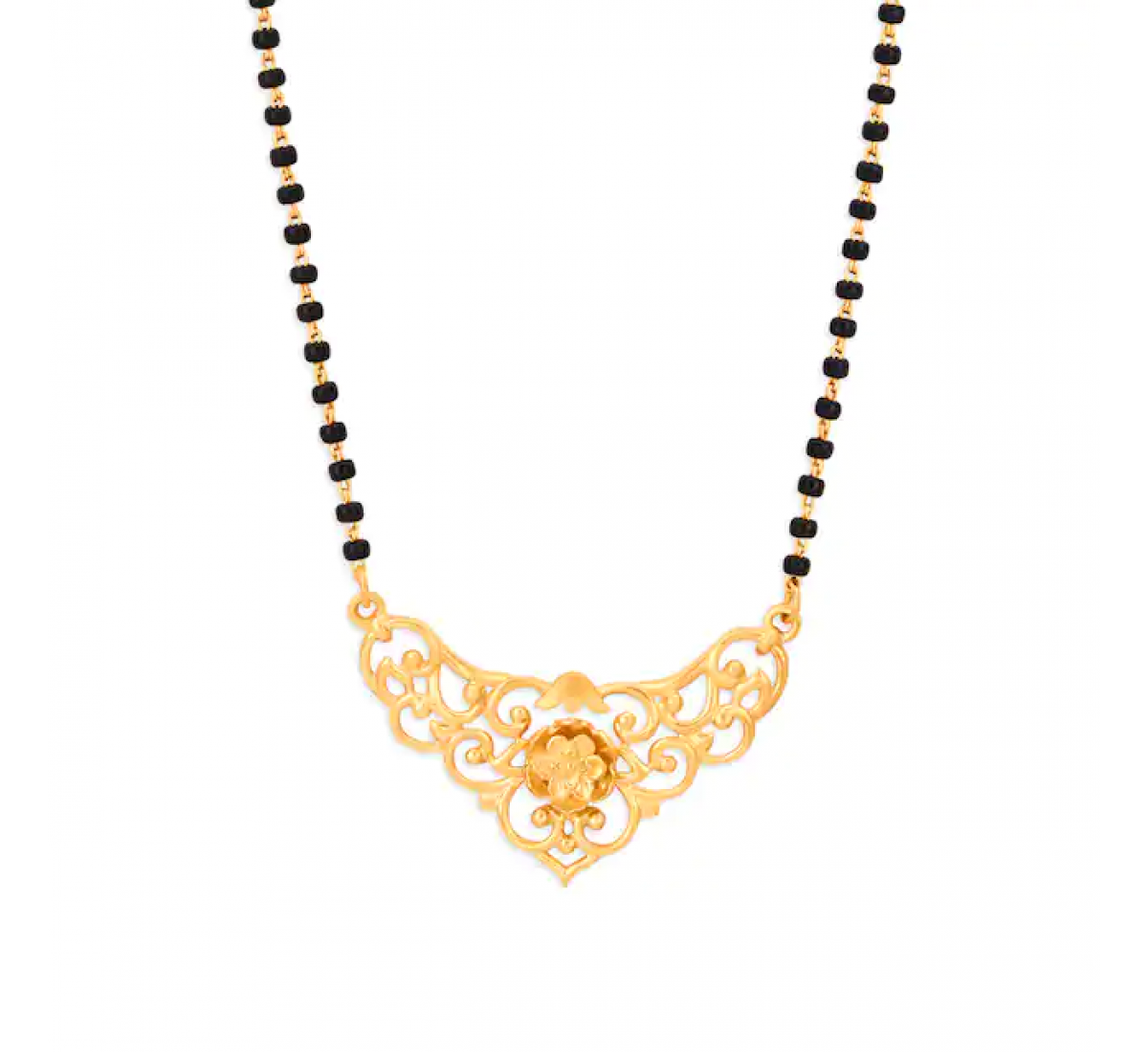 Anvika Sleek Gold Mangalsutra