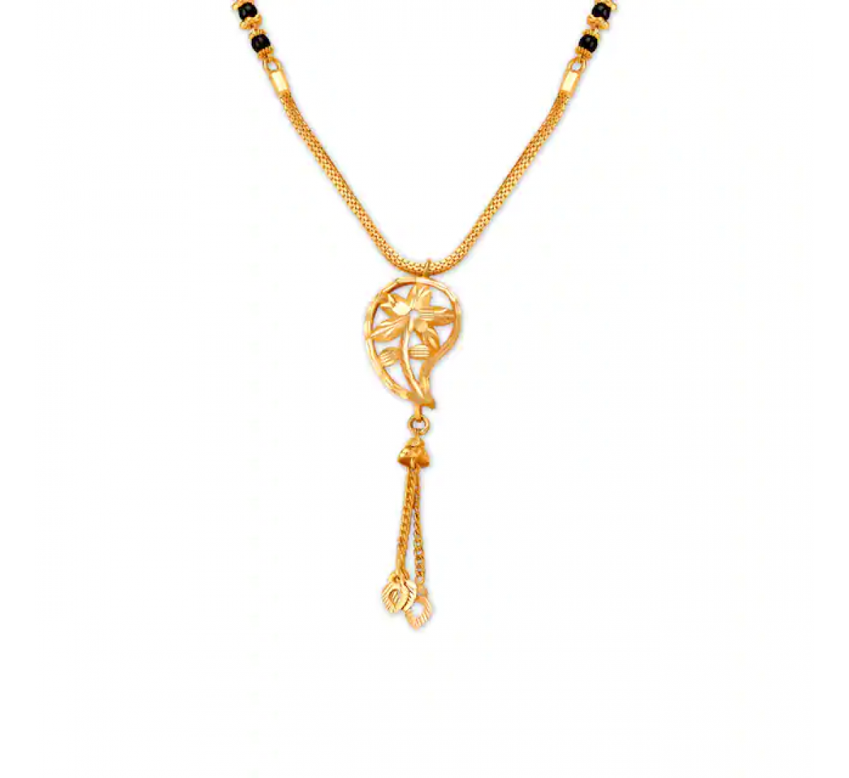 Bhavik Floral Gold Mangalsutra