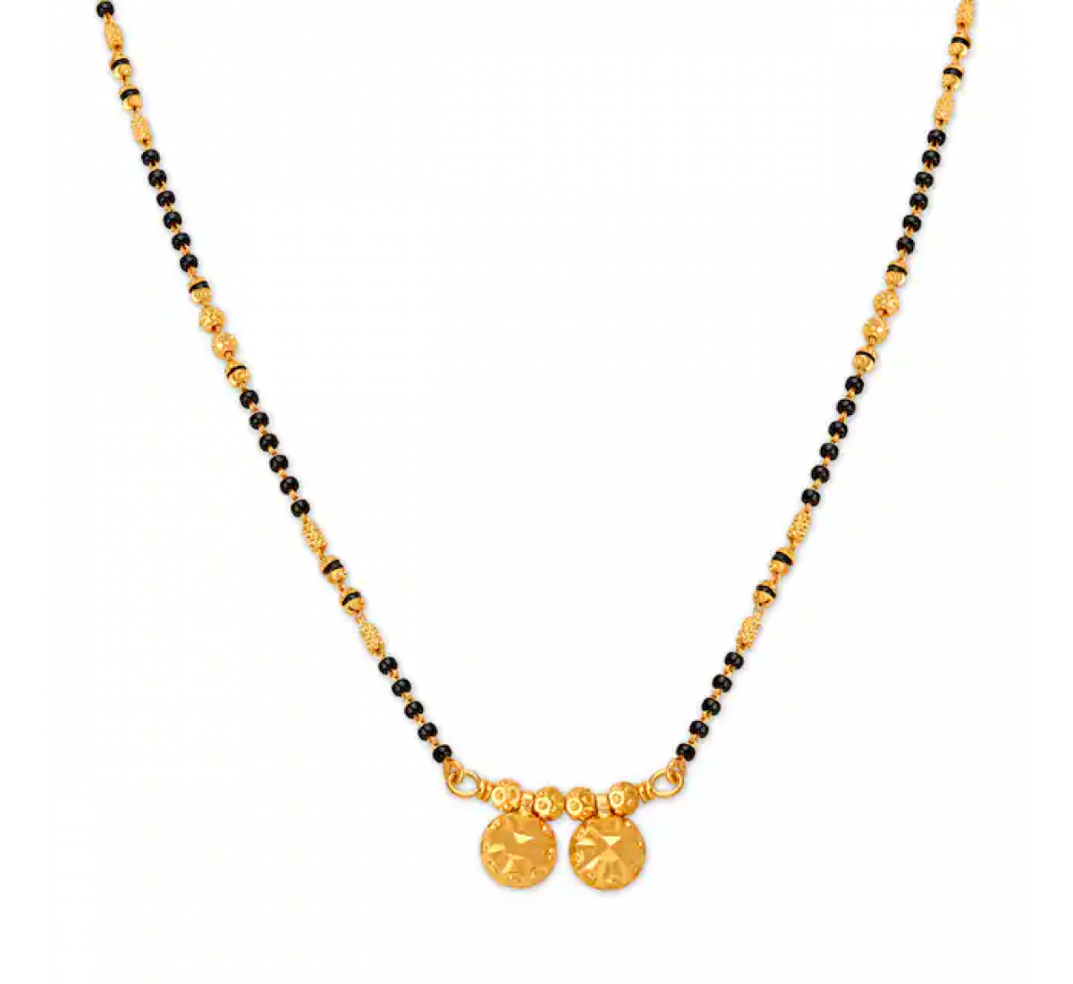 Anika Floral Gold Mangalsutra