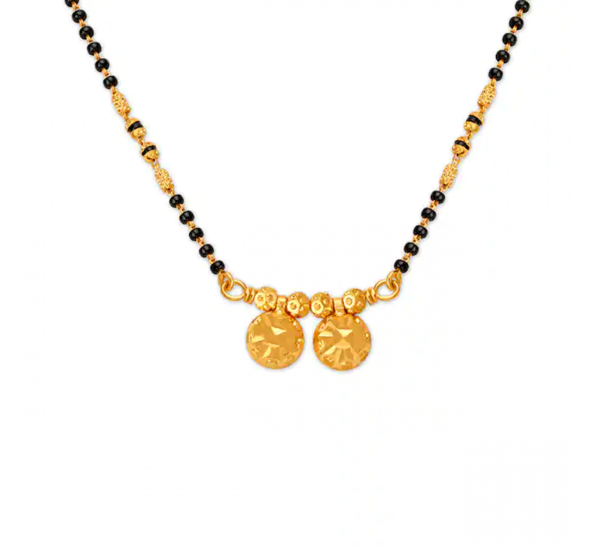 Anika Floral Gold Mangalsutra