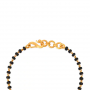 Black Beads Gold Bracelet